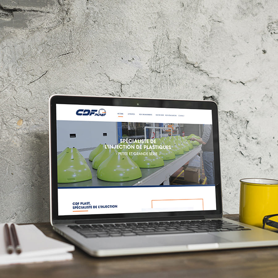 Création de site internet CDF Plast - Agence Olfadiez